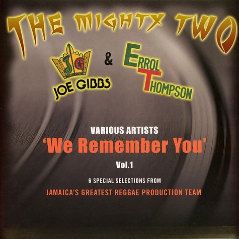 J.Gibbs & E. Thompson - We Remember You' Vol 1