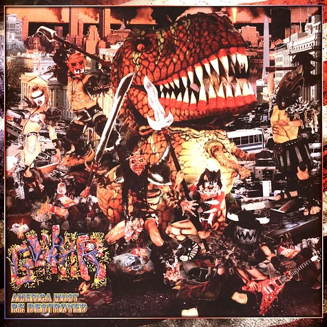 Gwar - America Must Be Destroyed Red Splatter Vinyl Edition