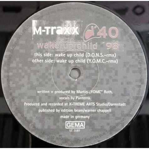 M-Traxx - Wake Up Child '98