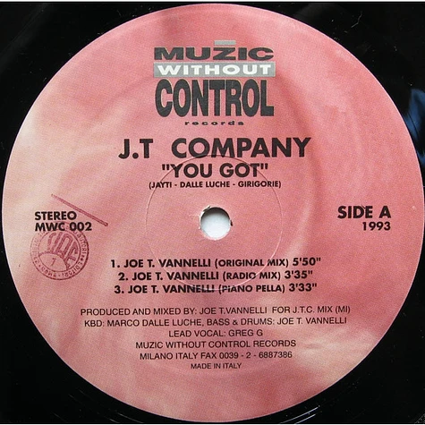 JT Company - You Got