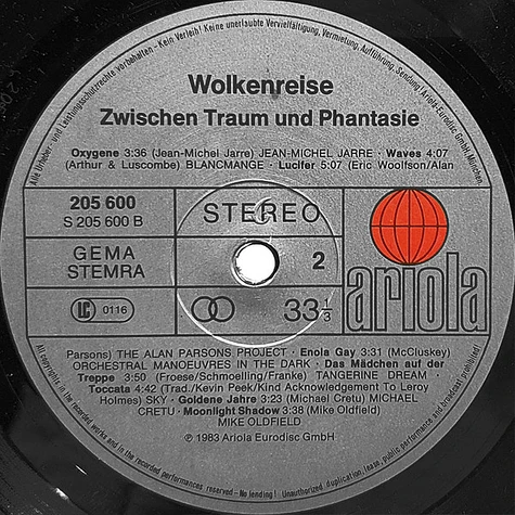 V.A. - Wolkenreise - Zwischen Traum Und Phantasie