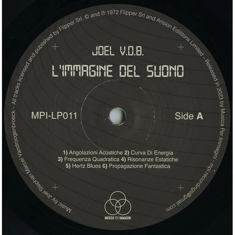 Joel Vandroogenbroeck - L'Immagine Del Suono