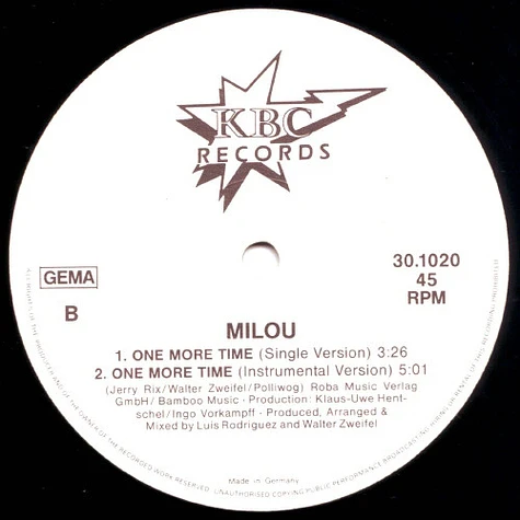 Milou - One More Time