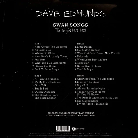 Dave Edmunds - Swan Songs:The Singles 1976-1981