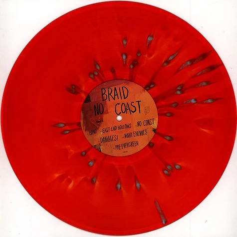 Braid - No Coast Redblue Cloudy Vinyl Edition