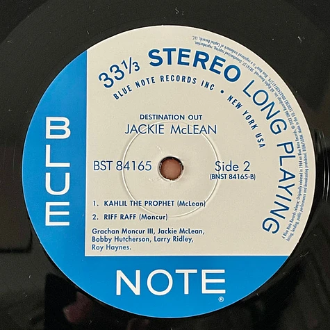 Jackie McLean - Destination... Out! - Vinyl LP - 1964 - EU - Reissue | HHV