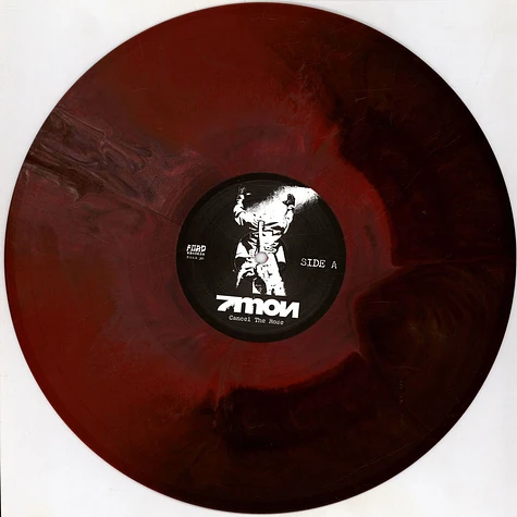 7 Minutes Of Nausea - Cancel The Rose Black Red Swirl Vinyl Edition