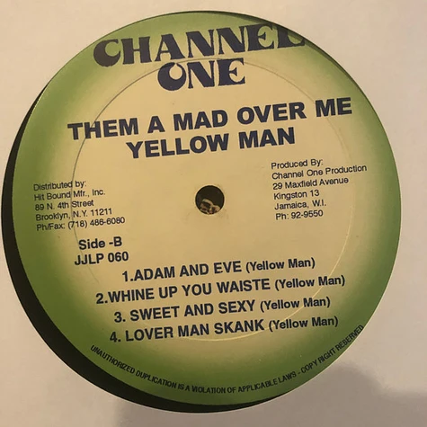 Yellowman - Them A Mad Over Me