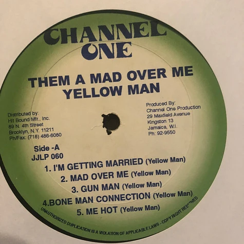 Yellowman - Them A Mad Over Me