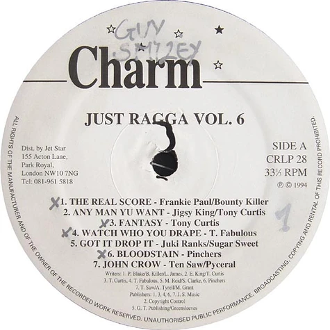 V.A. - Just Ragga Volume 6