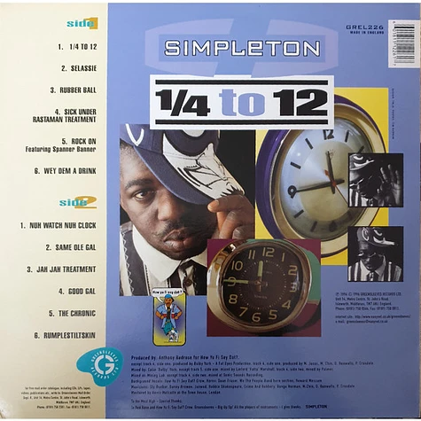 Simpleton - 1/4 To 12