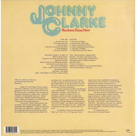 Johnny Clarke - Rockers Time Now