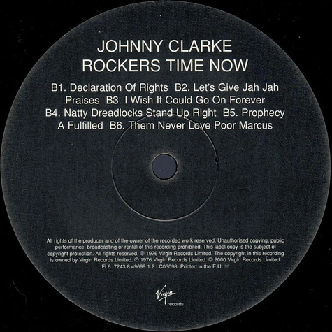 Johnny Clarke - Rockers Time Now