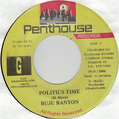 Buju Banton - Politics Time