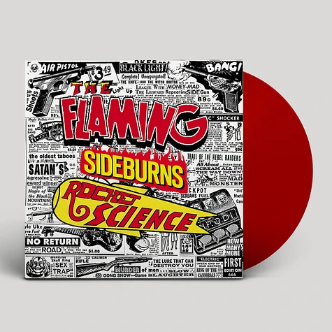 The Flaming Sideburns - Rocket Science: Original Artyfacts From The Psychedelic Era 1996-1999 Transparent Red Vinyl Edition