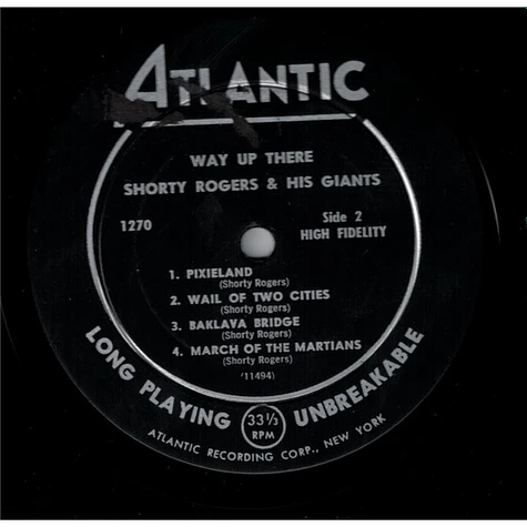 Shorty Rogers And His Giants - Way Up There