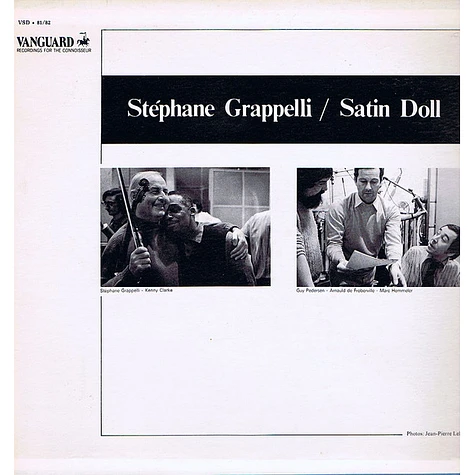 Stéphane Grappelli Featuring Eddy Louiss - Kenny Clarke - Marc Hemmeler - Jimmy Gourley - Guy Pedersen - Satin Doll