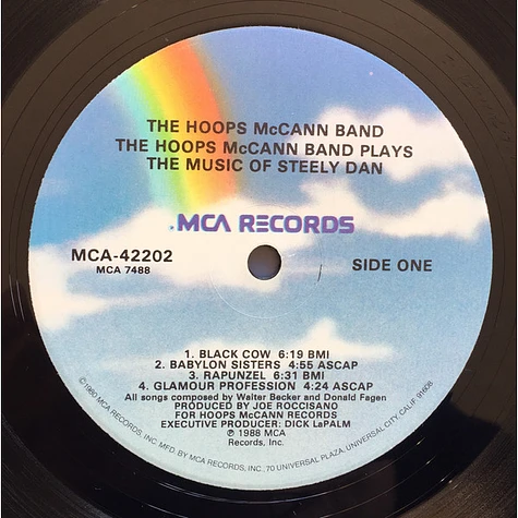 The Hoops McCann Band - Plays The Music Of Steely Dan