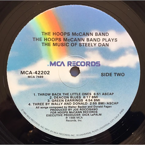 The Hoops McCann Band - Plays The Music Of Steely Dan