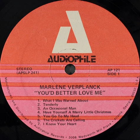 Marlene VerPlanck - You'd Better Love Me