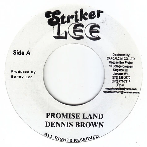 Dennis Brown - Promise Land / I'll Never Fall In Loves