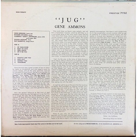 Gene Ammons - Jug