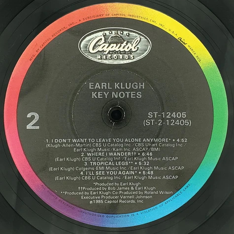 Earl Klugh - Key Notes