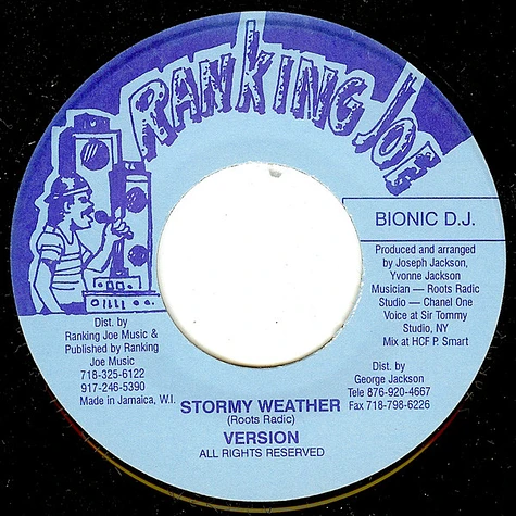 Glen Washington / The Roots Radics - Caught Up In Danger / Stormy Weather Version