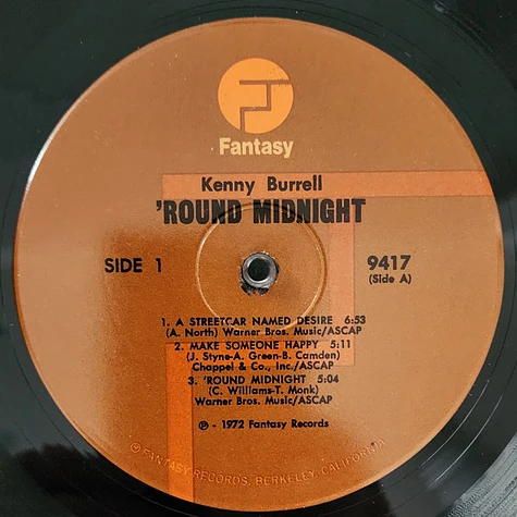 Kenny Burrell - 'Round Midnight