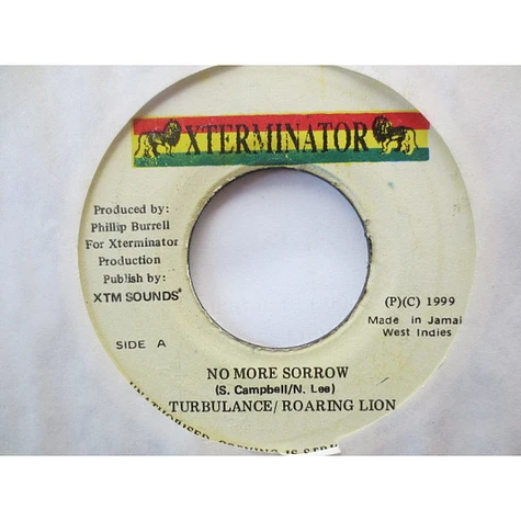 Turbulence / Roaring Lion - No More Sorrow