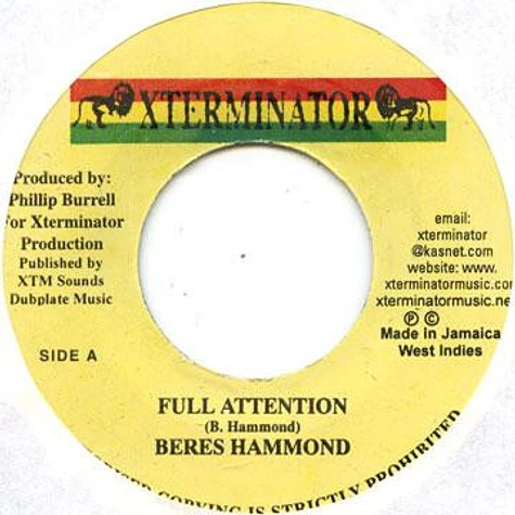 Beres Hammond - Full Attention