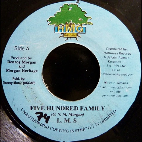 L.M.S / Ultimate Shines - Five Hundred Family / Haffi Burn Dem