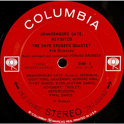 The Dave Brubeck Quartet - Brandenburg Gate: Revisited