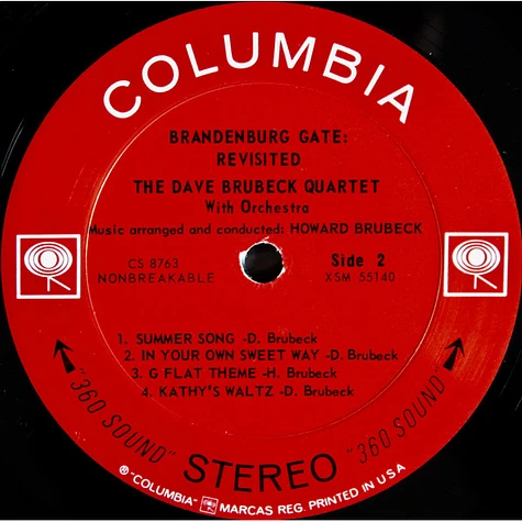 The Dave Brubeck Quartet - Brandenburg Gate: Revisited