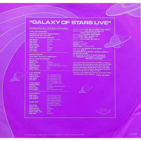 V.A. - Solar Galaxy Of Stars Live