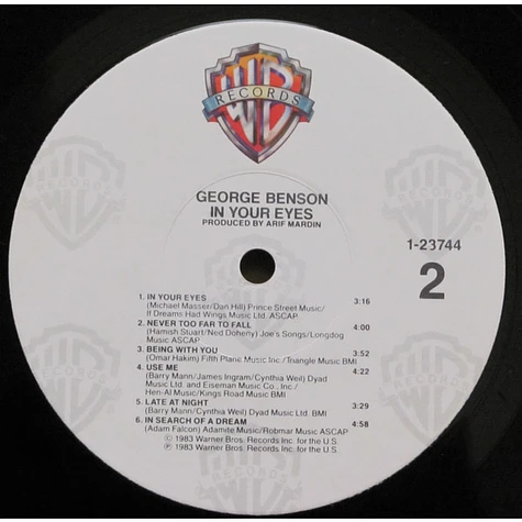 George Benson - In Your Eyes