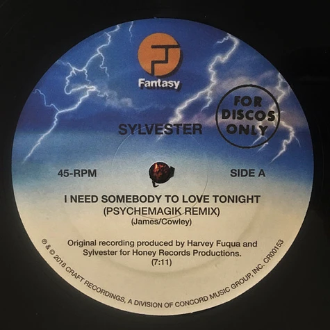 Sylvester - I Need Somebody To Love Tonight (Psychemagik Remix)