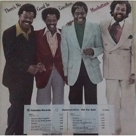 Manhattans - There's No Good In Goodbye