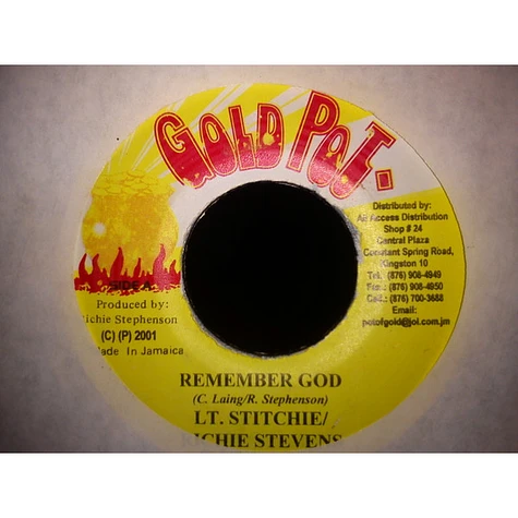 Lieutenant Stitchie / Richie Stephens / David Cole - Remember God / Acid Rock