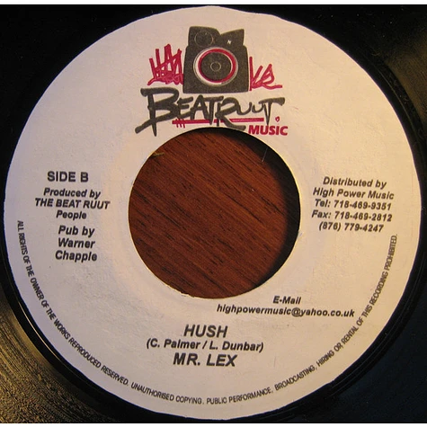 Bling Dawg / Mr. Lexx - So / Hush