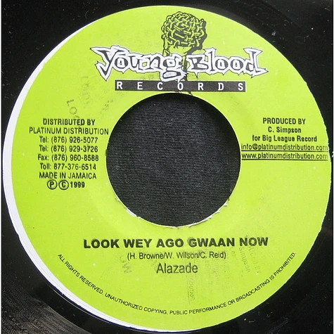 Alozade / Ward 21 - Look Wey Ago Gwaan Now / Thug World