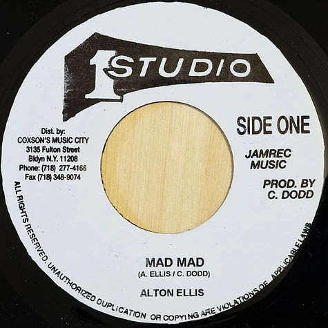 Alton Ellis - Mad Mad