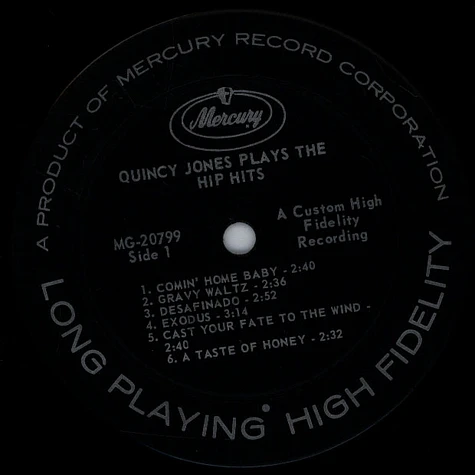 Quincy Jones - Plays Hip Hits