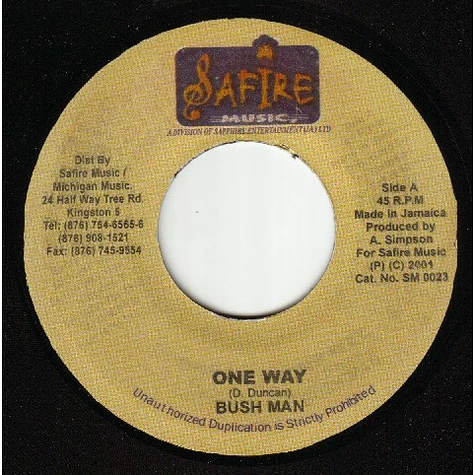 Bushman - One Way