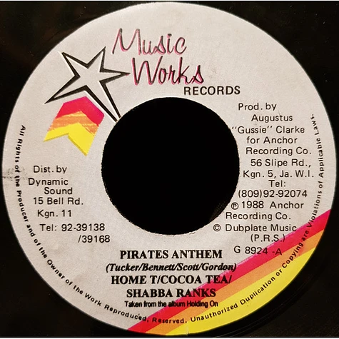 Home T / Cocoa Tea / Shabba Ranks - Pirates Anthem