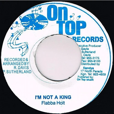 Errol "Flabba" Holt / Paul Sinclair - I'm Not A King / Puppet On A String