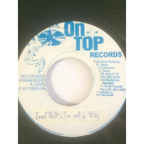 Errol "Flabba" Holt / Paul Sinclair - I'm Not A King / Puppet On A String