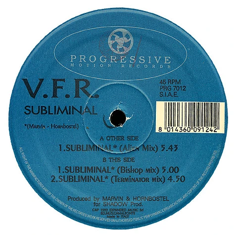 V.F.R. - Subliminal