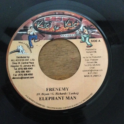 Elephant Man / Mr. Phang - Frenemy / How We Roll