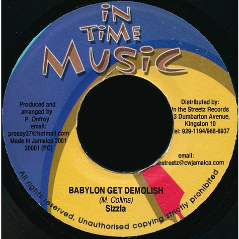 Sizzla - Babylon Get Demolish